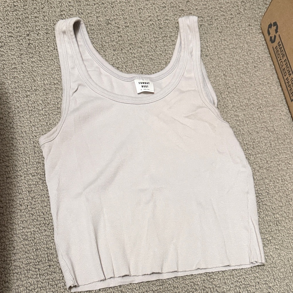 Sunday Best cropped tank